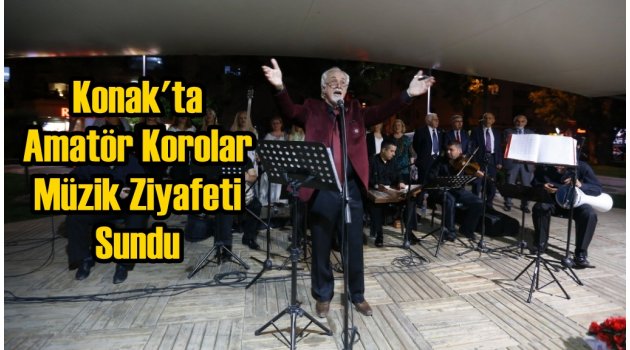 Amatör korolardan müzik ziyafeti
