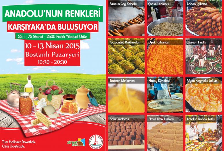 ANADOLU RENKLERİ KARŞIYAKA’DA BULUŞUYOR