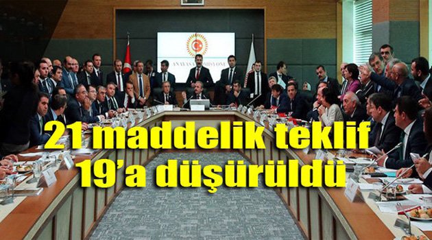Anayasa Komisyonu'nda Flaş Kararlar!