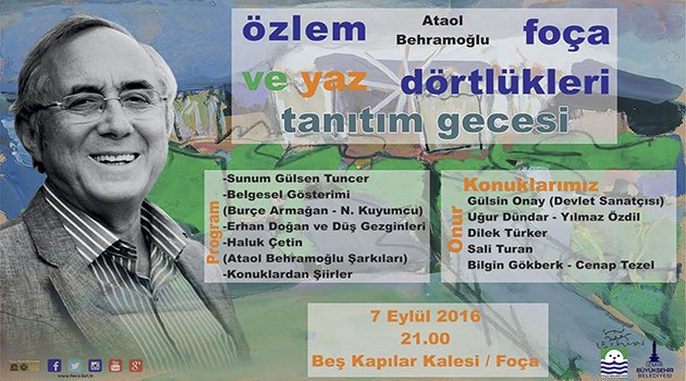 Ataol Behramoğlu Foça’da