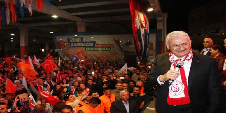 BİNALİ YILDIRIM’DAN BİR GECEDE 2 MİTİNG “MİLLET 4 AYIN HESABINI 1 KASIMDA SORACAK”