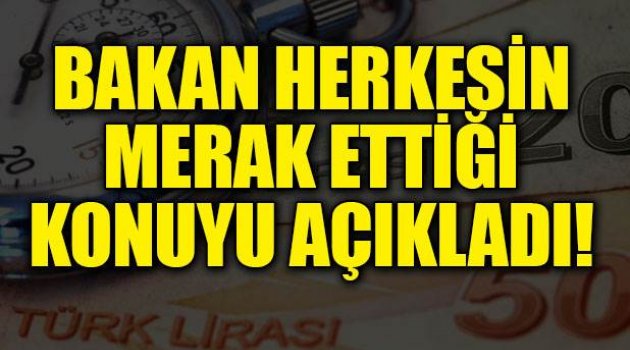 Bakan'dan taşeron açıklaması