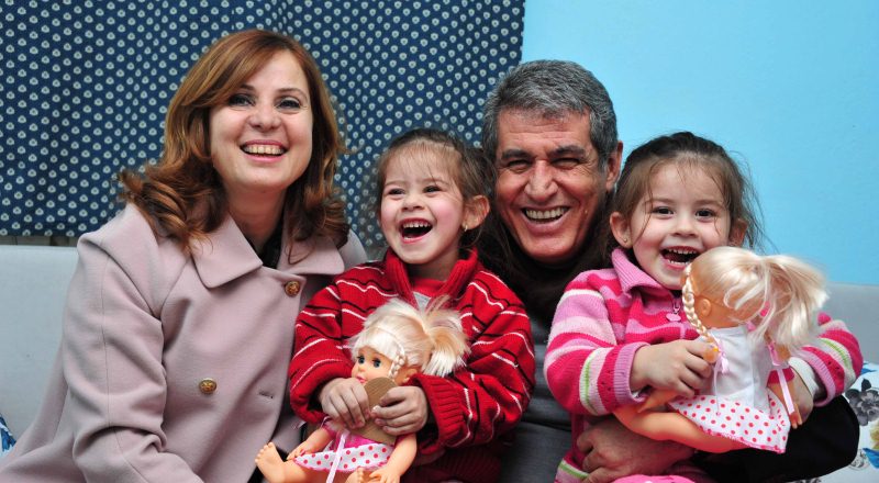 ÇALKAYA AİLESİ YENİ YILDA UMUDU PAYLAŞTI