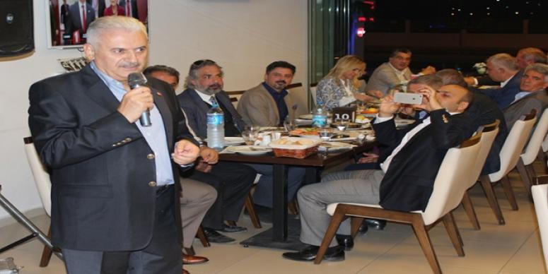 YILDIRIM  İSTİKRAR VE GÜÇLÜ SİYASİ İRADEYE DESTEK İSTEDİ