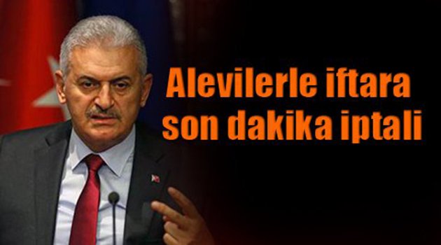 Başbakan Alevilerle İftarı İptal Etti