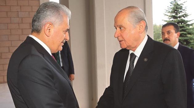 Başbakan Yıldırımdan Bahçeli’ye 2 teklif