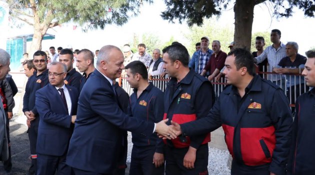 Başkan Ergün, Durasıllı İtfaiye Müfrezesini Hizmete Açtı