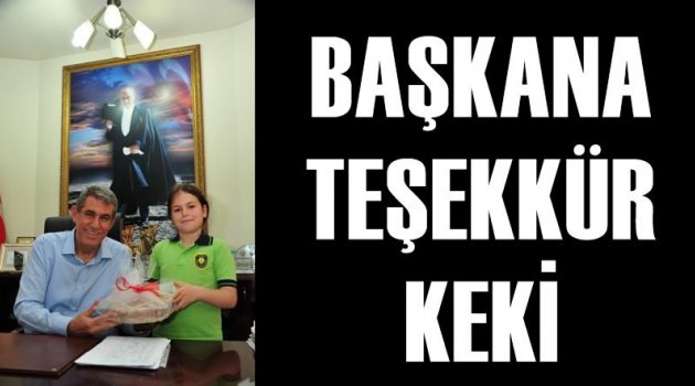 Başkana Teşekkür Keki
