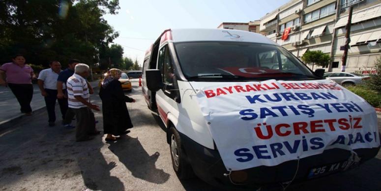 KURBAN SATIŞ YERLERİ VE KABİR ZİYARETİ İÇİN ÜCRETSİZ SERVİS