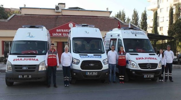 Bayraklı’da Ambulans Sayısı Üçe Çıktı