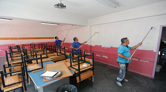 Belediye El Verdi Okullar Pırıl Pırıl Oldu