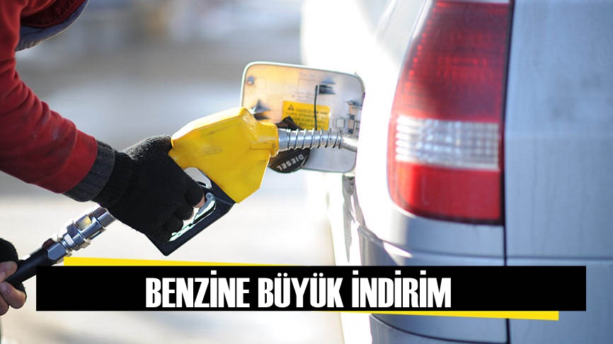 Benzine büyük indirim!