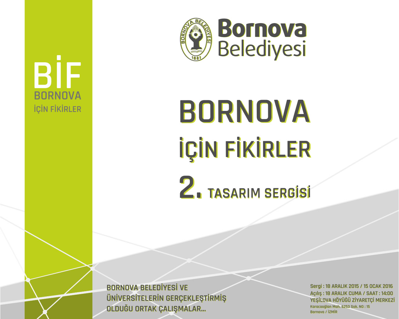 BORNOVA İÇİN FİKİRLER (BİF) YAYINLANDI
