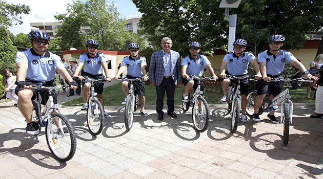 Bisikletli Zabıta Timi İşbaşında