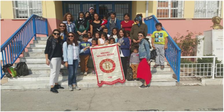BOSTANLI ROTARACT KULÜBÜ’NDEN EĞİTİME DESTEK