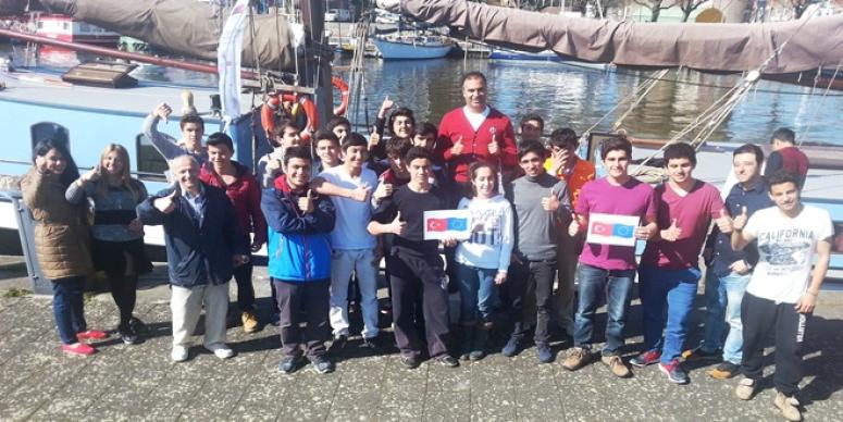 MARMARİSLİ ÖĞRENCİLER DENİZCİLİK STAJINI HOLLANDA’DA YAPTILAR