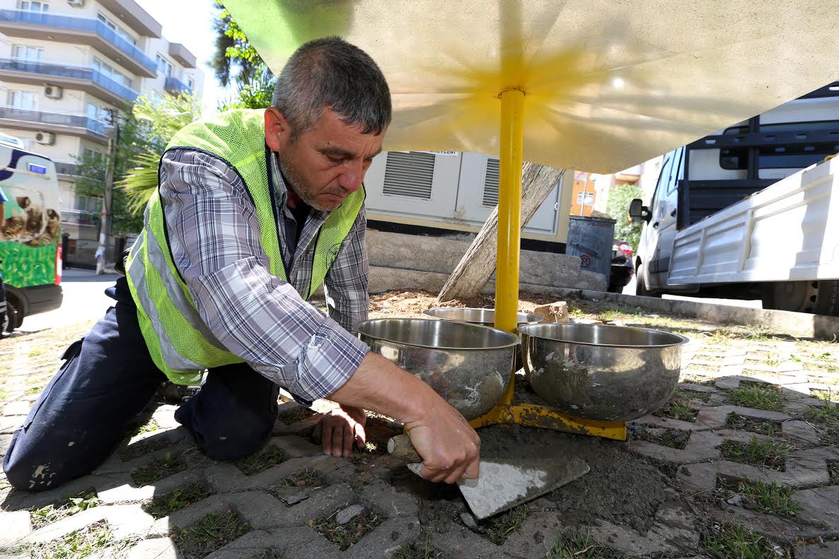 Buca’da sokak hayvanları için yoğun mesai