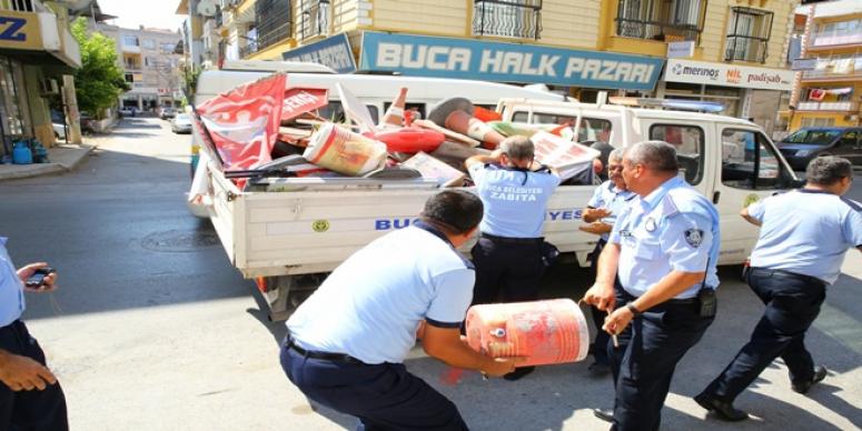 ZABITA’DAN KALDIRIM İŞGALİ OPERASYONU