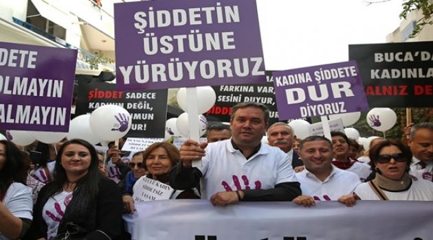 Bucalılar Şiddete Karşı Tek Yürek Oldu