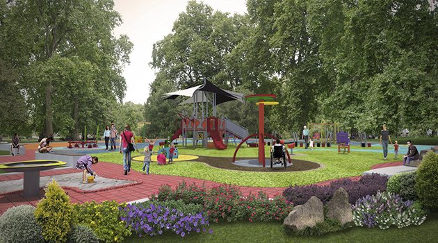 Büyük Park’ta Çalışmalar Sona Yaklaştı