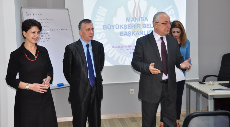 BÜYÜKŞEHİR PERSONELİNE HİZMETLER ANLATILDI
