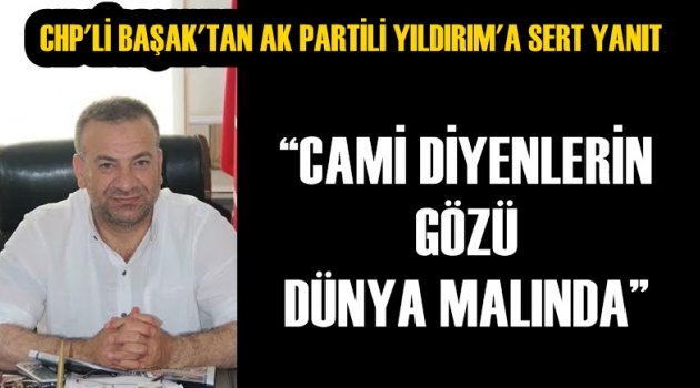 ''CAMİ DİYENLERİN GÖZÜ DÜNYA MALINDA''
