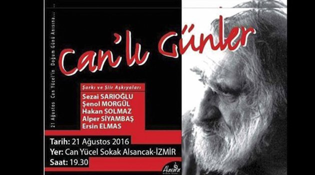 Can Yücel İzmir'de Anılıyor
