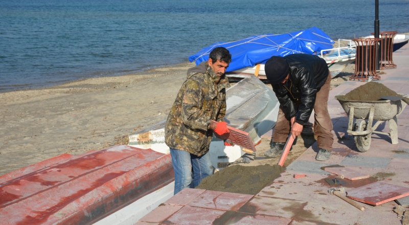 ÇANDARLI SAHİLİNE ESTETİK DOKUNUŞLAR
