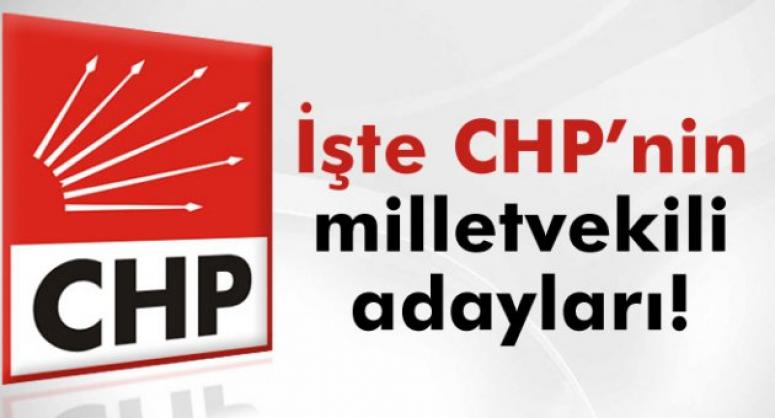 CHP'NİN MİLLETVEKİLİ LİSTESİ BELLİ OLDU