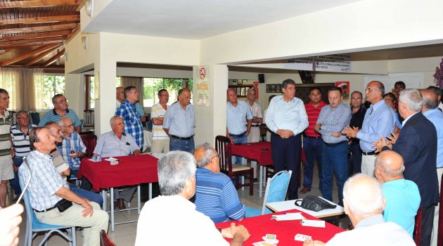 CHP Balçova Miting için sokaklarda