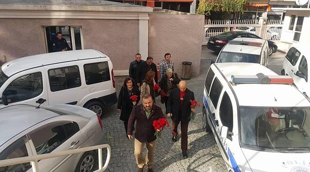 CHP Konak İlçe'den Emniyet'e Başsağlığı Ziyareti