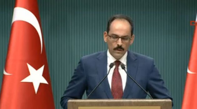 Cumhurbaşkanlığı'ndan Açıklama