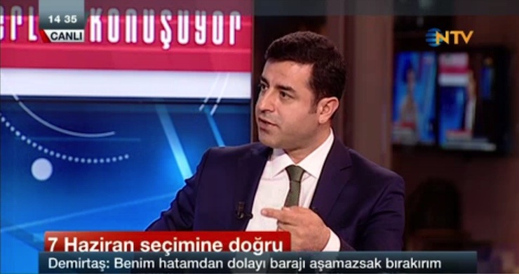 DEMİRTAŞ NET KONUŞTU: HDP BARAJI AŞAMAZSA GÖREVİ BIRAKIRIM!