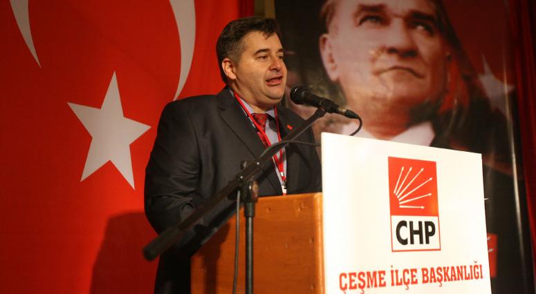 CHP ÇEŞME'DE EKREM ORAN 'DEVAM' DEDİ