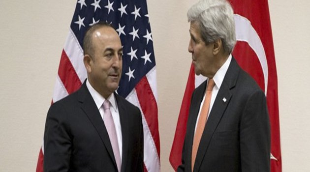 Dışişleri Bakanı Çavuşoğlu Kerry ile Görüştü