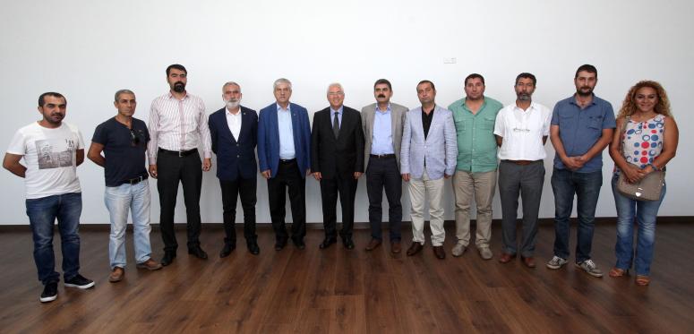 BAŞKAN SELVİTOPU’NA DİSK ZİYARETİ