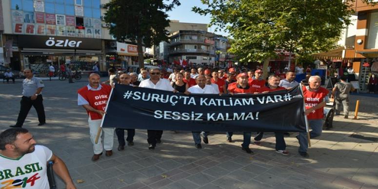 ÇİĞLİ SURUÇ İÇİN YÜRÜDÜ
