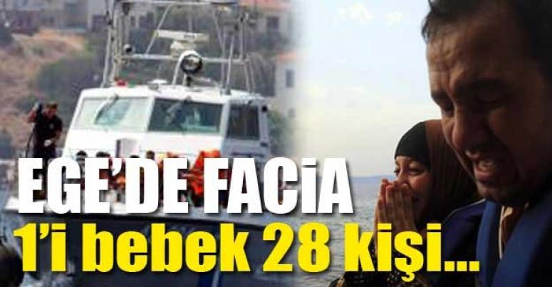 EGE'DE TEKNE FACİASI; 1'İ ÇOCUK 28 ÖLÜ!