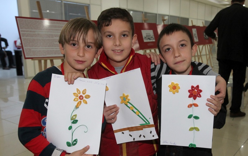 ÇOCUKLARIN ATÖLYE ÇALIŞMASI BÜYÜK İLGİ GÖRDÜ