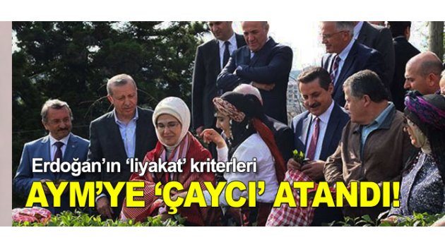 Erdoğan'la Çay Topladı AYM'ye Girdi