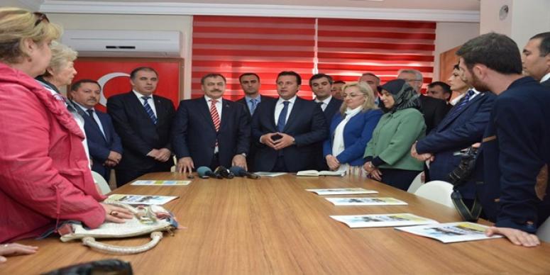 BAKAN EROĞLU İKİ GÜNLÜK İZMİR TURUNA MENDERES TEN BAŞLADI