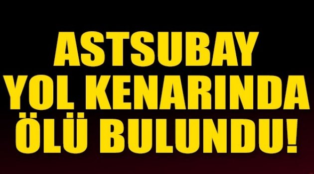 Erzincan'da astsubay yol kenarında ölü bulundu