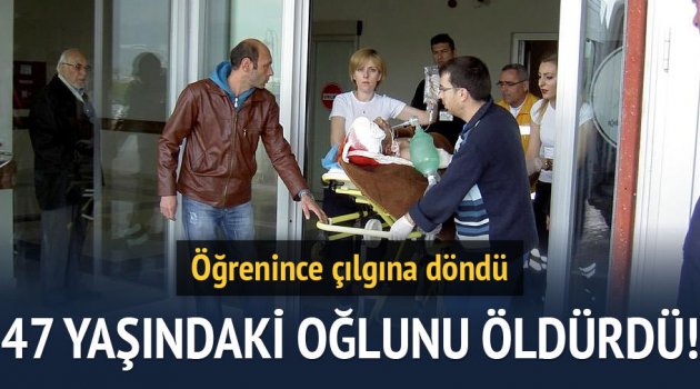 Evini müteahhide vermek isteyen oğlunu öldürdü!