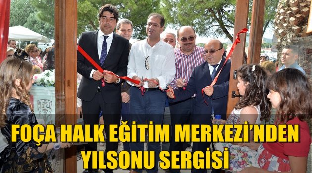 FOÇA HALK EĞİTİM MERKEZİ’NDEN YILSONU SERGİSİ