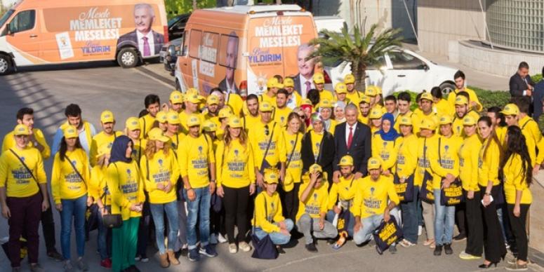 BİNALİ YILDIRIM’I GÖNÜLLÜ ORDUSU TEMSİL EDECEK