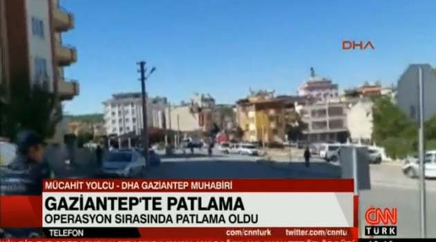Gaziantep'teki İkinci Patlama Anı Kameraya Yansıdı
