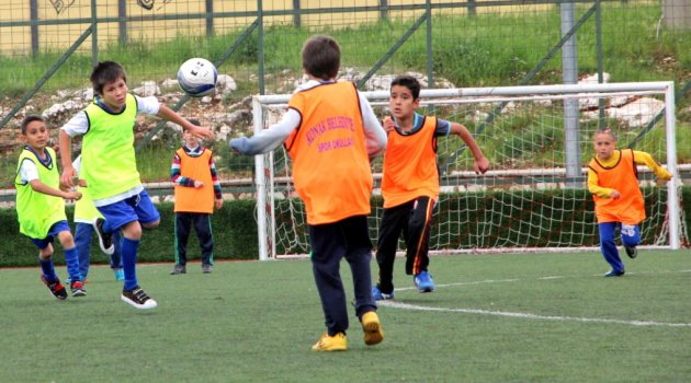 Geleceğin yıldızları sahaya çıktı