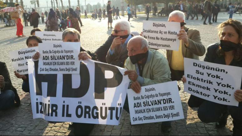 SİLVAN’A SES İSTEYEN HDP’LİLERE GÖZALTI