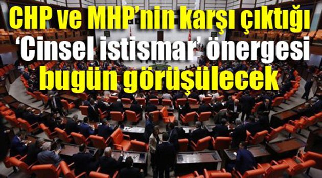 Tecavüz Düzenlemesi İçin Gözler Meclis'te