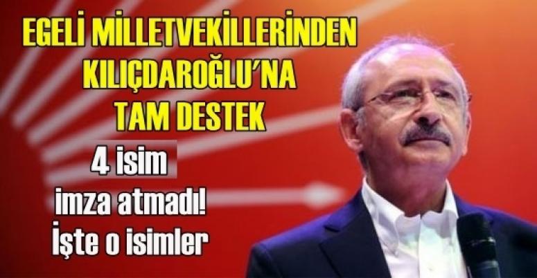 EGELİ MİLLETVEKİLLERİNDEN KILIÇDAROĞLU'NA TAM DESTEK